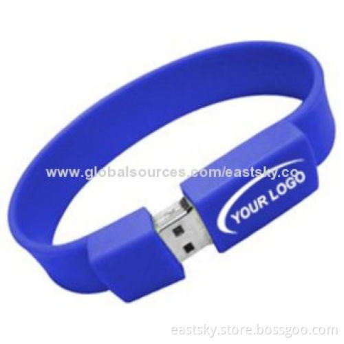 Bracelet Promotional Pen Drive, Data Retention Over 10 Years, More than 1,000,000 Times Data